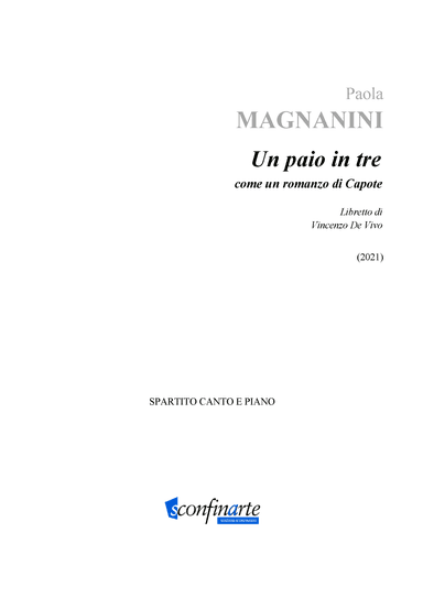 Paola Magnanini: UN PAIO IN TRE (ES-22-063)