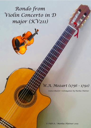 Mozart Rondo for Violin and Guitar (arr. Markus Plattner (*1952))