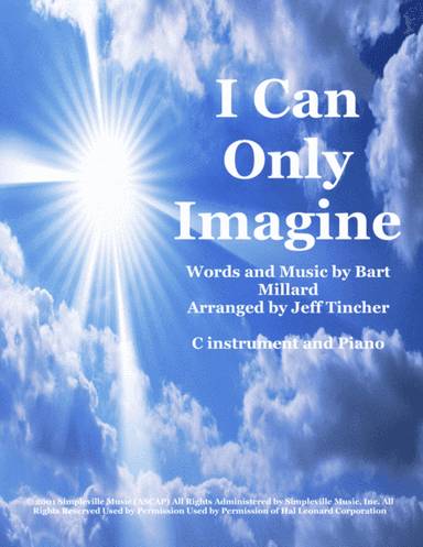 I Can Only Imagine (arr. Jeff Tincher)