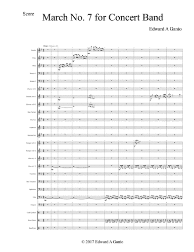 March No. 7 for Concert Band
