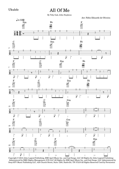 All Of Me (arr. Fabio Eduardo de Oliveira)