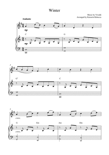 Winter (arr. Kaiserin Rebecca)