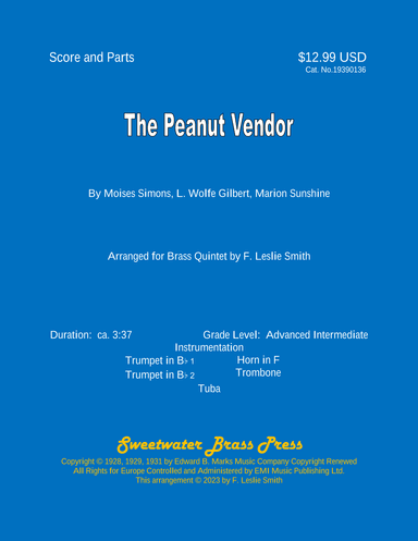 The Peanut Vendor (el Manisero) (arr. F. Leslie Smith)