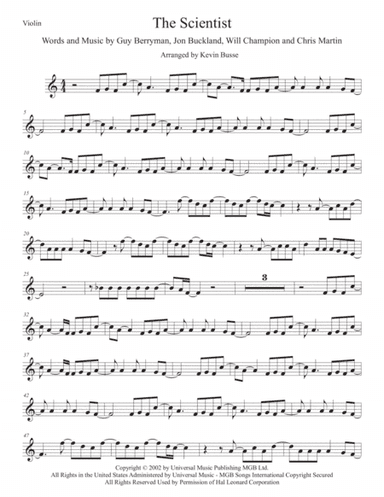 The Scientist (arr. Kevin Busse)