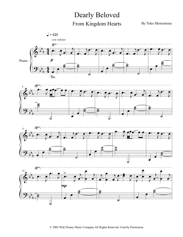 Dearly Beloved (arr. Iván Díaz)