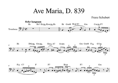 Ave Maria (arr. Golden Skull Editions)