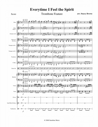 Every Time I Feel the Spirit (arr. Sunshine Music)