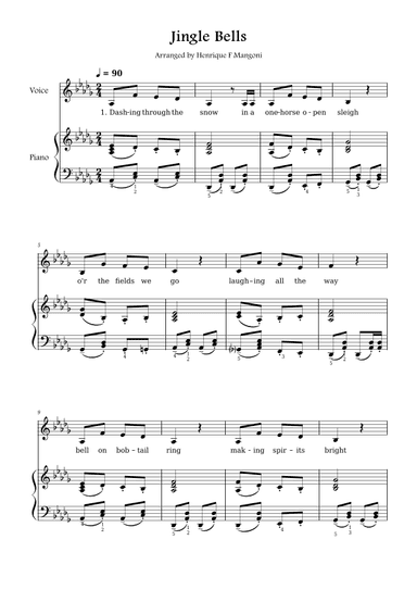 Jingle Bells (arr. Henrique F Mangoni)