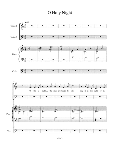 O Holy Night (arr. Kathy Clark)
