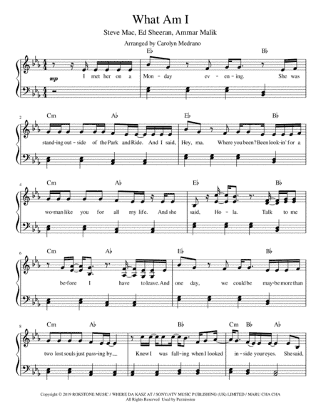 What Am I (arr. Carolyn Medrano)