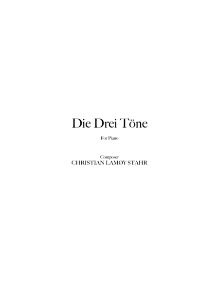 Die drei Töne