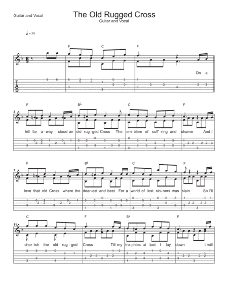 The Old Rugged Cross (arr. Mark McCarron)