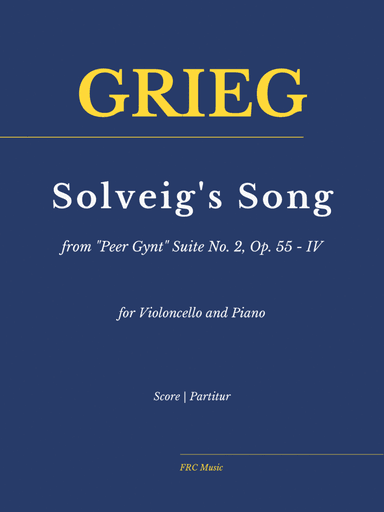 Solveig's Song from "Peer Gynt" Suite No. 2, Op. 55 - IV, as Performed by Performed by Kathryn Stott (arr. Flavio Regis Cunha)