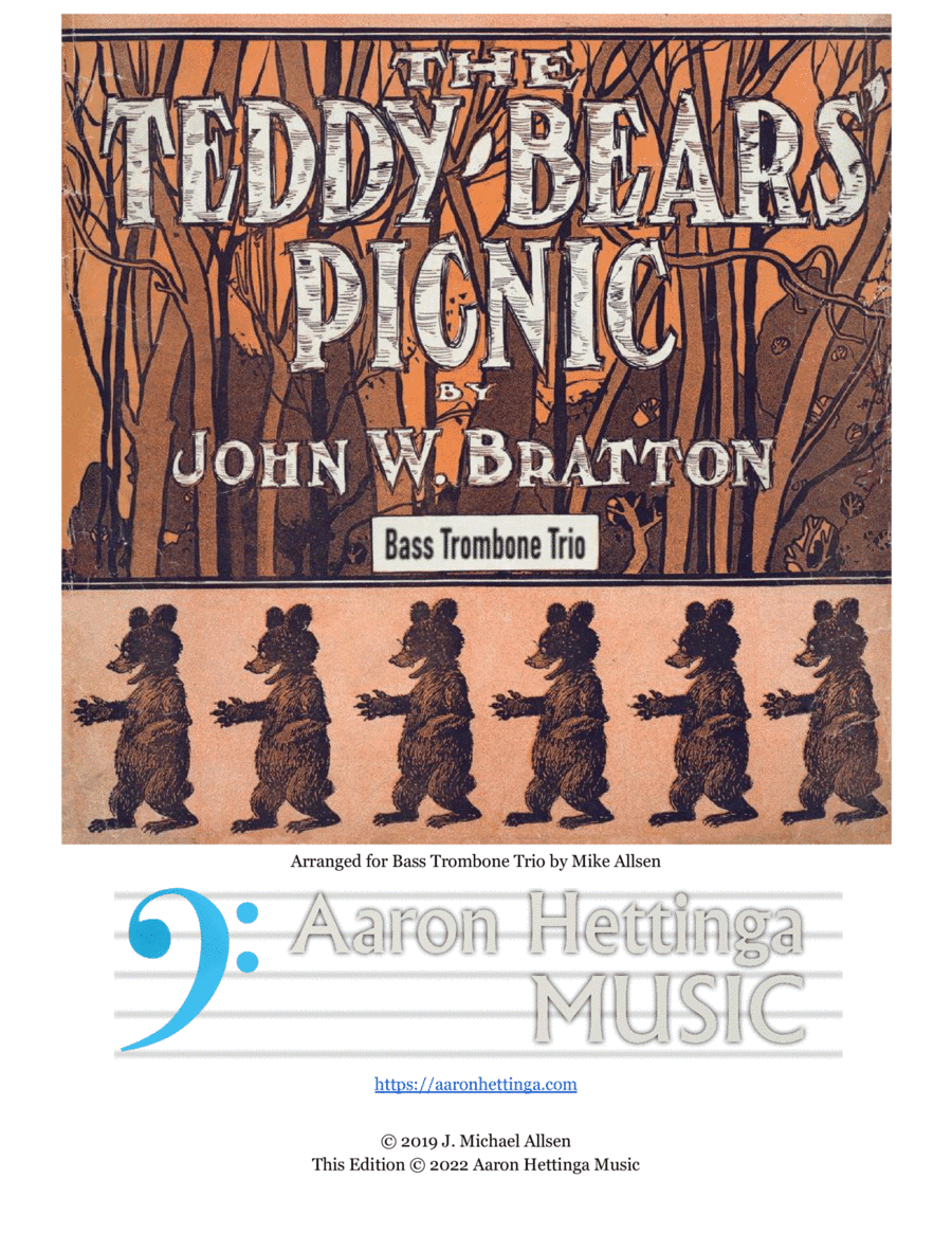 The Teddy Bears’ Picnic - Novelty for Bass Trombone Trio (arr. Mike Allsen)