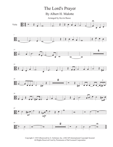 The Lord's Prayer (arr. Kevin Busse)
