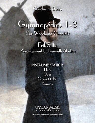 Satie – Gymnopedies No. 1-3 (for Woodwind Quartet) (arr. Kenneth Abeling)