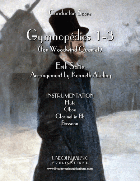 Satie – Gymnopedies No. 1-3 (for Woodwind Quartet) (arr. Kenneth Abeling)