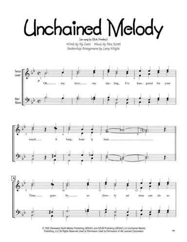 Unchained Melody (arr. Larry Wright)