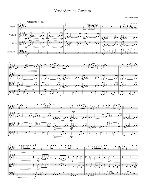 Vendedora de caricias (arr. Ulises Cabrera)