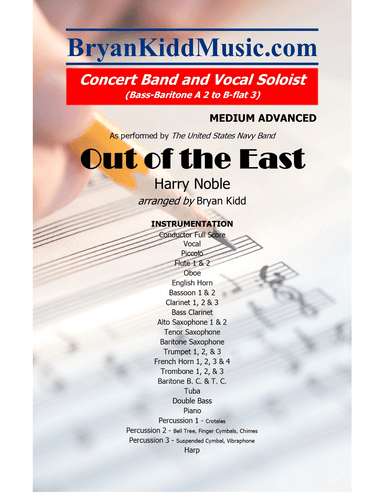 Out Of The East (arr. Bryan Kidd)