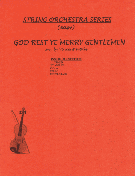 GOD REST YE MERRY GENTLEMEN (easy) (arr. Vincent Vitale)
