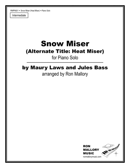 Snow Miser (arr. Ron Mallory)