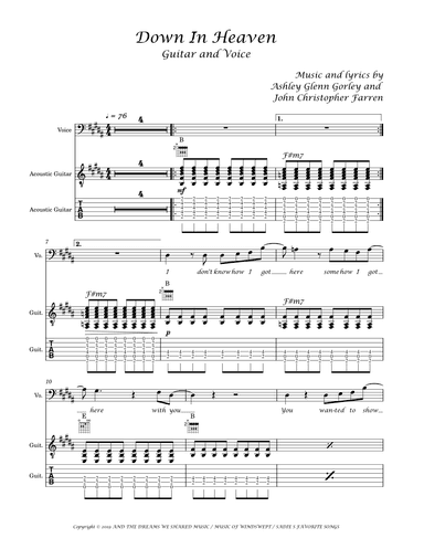 Down In Heaven (arr. David Lartey)