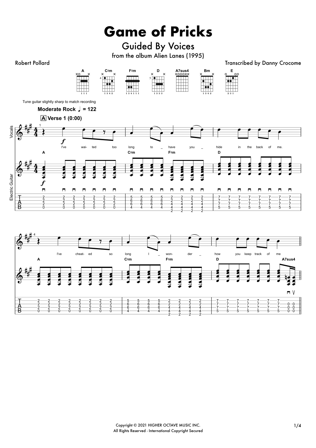 Game Of Pricks (arr. Danny Crocome)