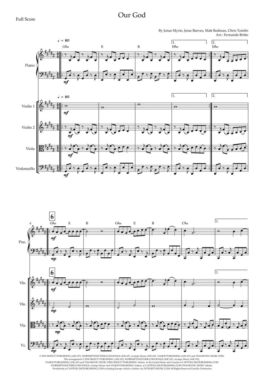 Our God (arr. Fernando Britto)