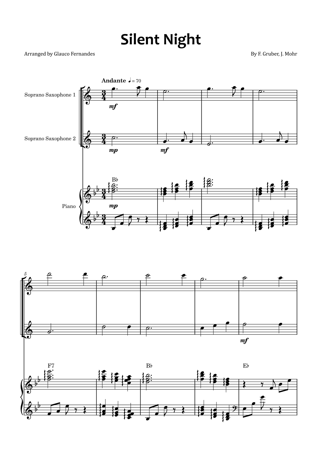 Silent Night (arr. Glauco Fernandes)