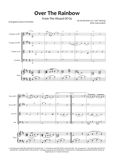Over The Rainbow (arr. Glauco Fernandes)