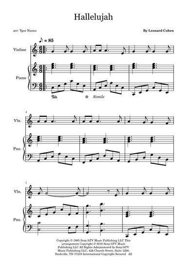 Hallelujah (arr. Ygor Nunes)