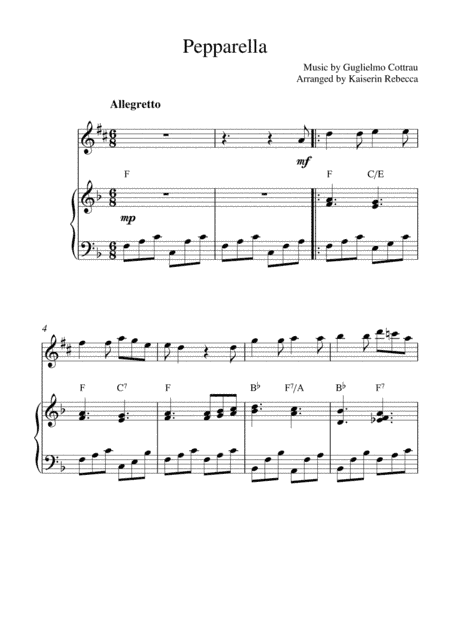 Pepparella (arr. Kaiserin Rebecca)