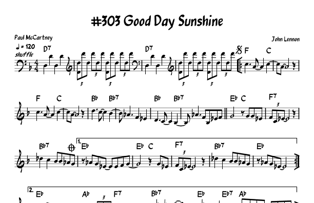 Good Day Sunshine (arr. John Fries)