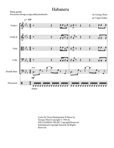 Dat's Love (habanera) (arr. Zoltán Végső)