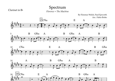 Spectrum (arr. Fabio Britto)