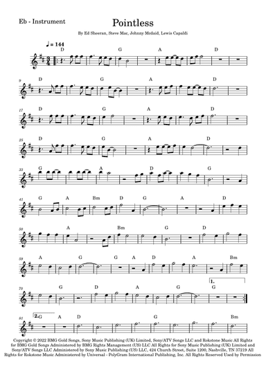 Pointless (arr. Fabio Eduardo de Oliveira)