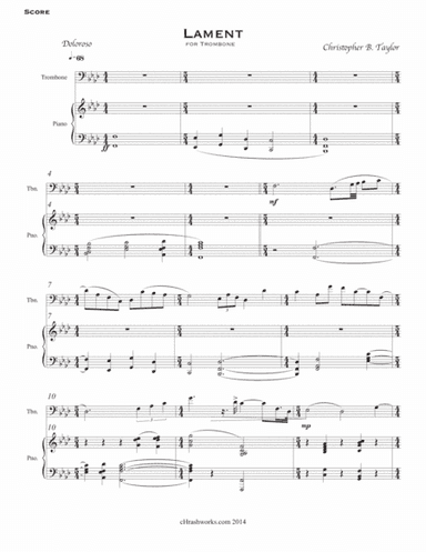 Lament for Trombone