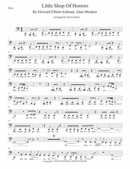 Little Shop Of Horrors (arr. Kevin Busse)