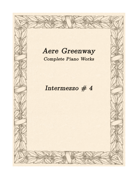 Intermezzo # 4