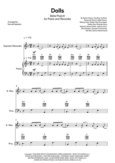 Dolls (arr. Samuel Sequeira)