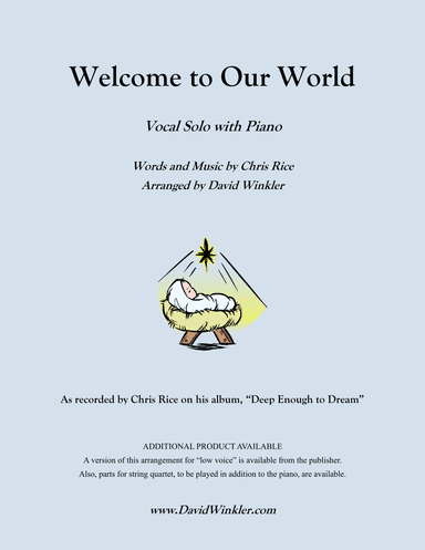 Welcome To Our World (arr. David Winkler)