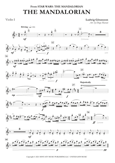 Theme From The Mandalorian (arr. Diego Marani)