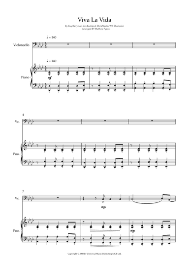 Viva La Vida (arr. Matthew pyeon)