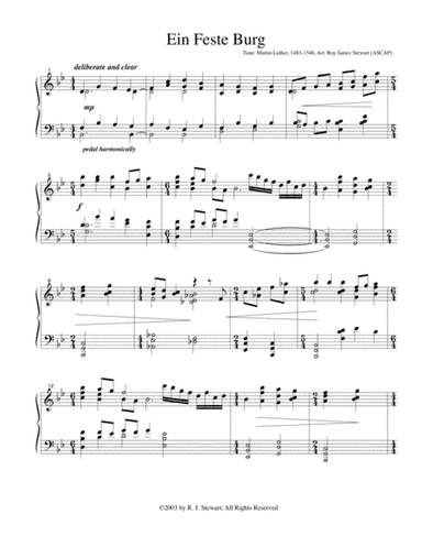 Ein Feste Burg (arr. Roy James Stewart)