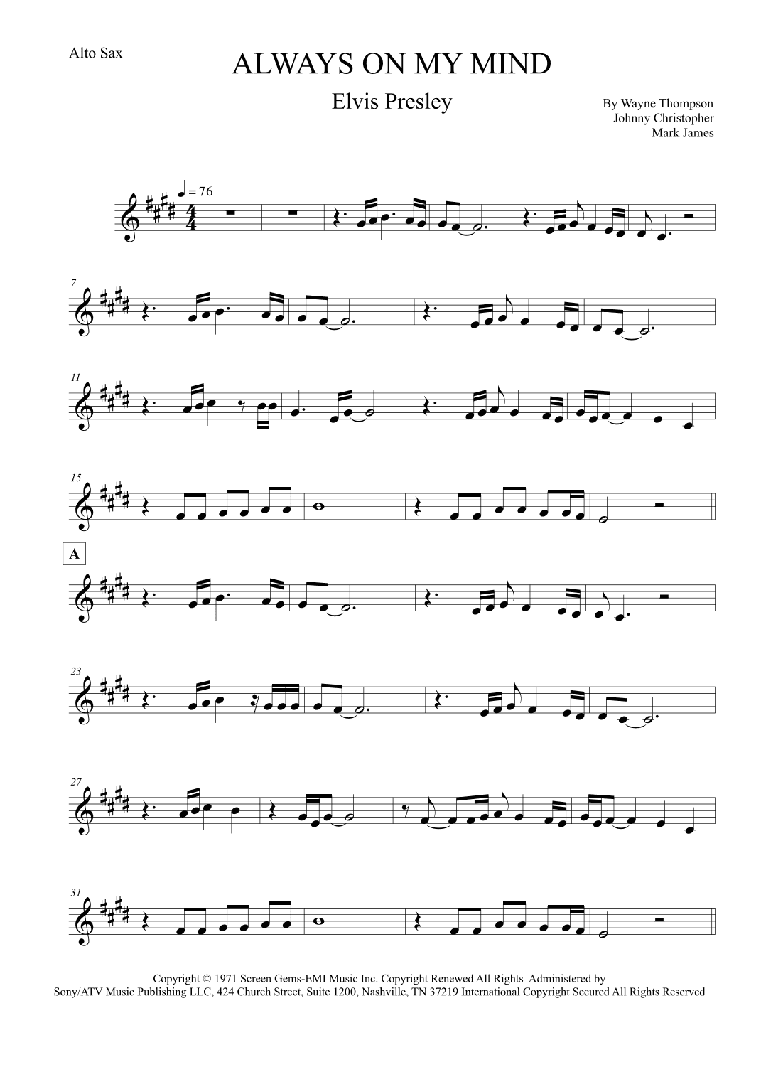 Always On My Mind (arr. Leo Silva)
