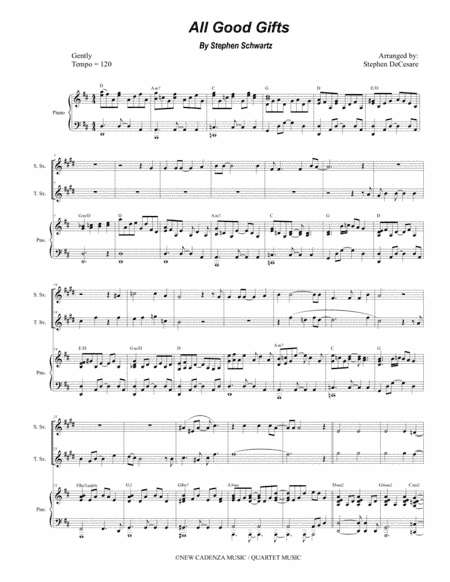 All Good Gifts (arr. Stephen DeCesare)