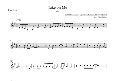 Take On Me (arr. Fabio Britto)