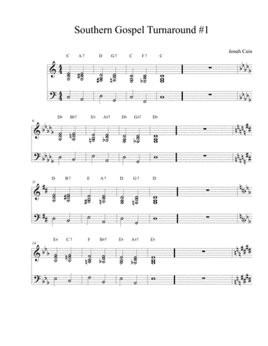 Southern Gospel Turnaround #1