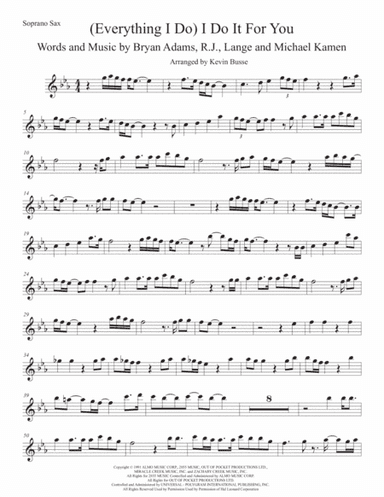 (Everything I Do) I Do It For You (arr. Kevin Busse)